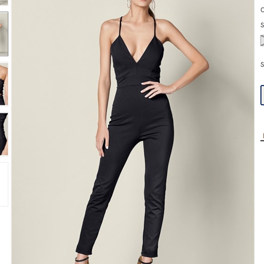 Sexy lace detail jumpsuit